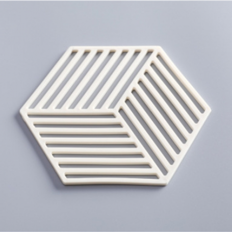 Silicone Trivet - White