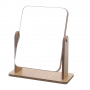 Miroir de Maquillage en Bois Miroir de Table 25.5*22cm