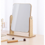 Wooden Makeup Mirror Table Mirror 25.5*22cm