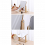 Miroir de Maquillage en Bois Miroir de Table 25.5*22cm