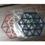 Triangle Silicone Trivet - Red