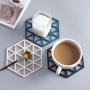 Triangle Silicone Trivet - Blue