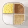 Kitchen Spice Jar Spice Jar Seasoning Box - White