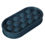 Ice Hockey Molds, Round Ice Cube Trays - Dark Blue