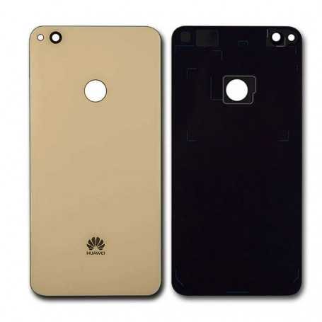 Vitre arrière Huawei P8 Lite 2017 Or - Avec logo + Adhésif