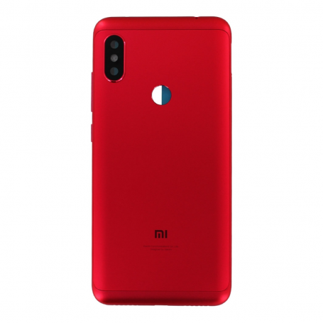 Vitre arrière Xiaomi Redmi Note 6 Pro Rouge + Adhesif