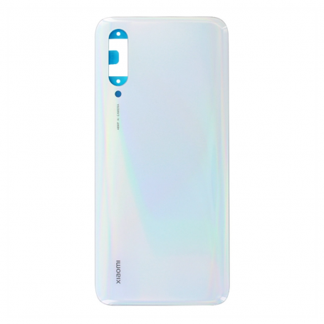 Vitre arrière Xiaomi Mi 9 Lite Blanc Perle + Adhesif