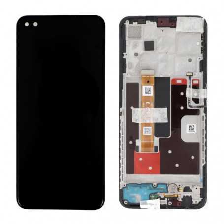 Ecran Oppo Reno 4Z 5G Noir + Châssis (Service pack) - 4904261