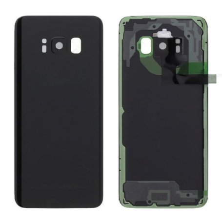 Vitre arrière Samsung Galaxy S8 (G950F) Noir (Sans Logo)