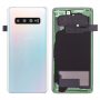 Samsung Galaxy S10 (G973F) Rear Glass Panel Prism White (Without Logo)