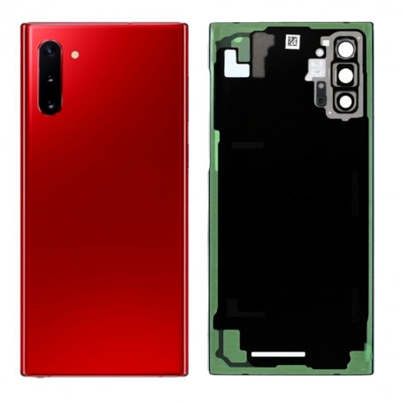 Samsung Galaxy Note 10 Plus (N975) Rear Glass Panel Red (Without Logo)