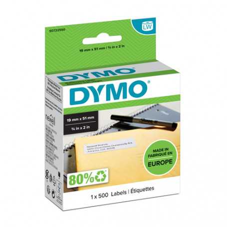 Dymo multi-purpose labels - 19 x 51 mm - 500 labels