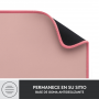 Tapis de souris Logitech Desk Mat - Rose