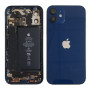 Back Cover Housing iPhone 12 Blue - Charging Connector Battery (Original Disassembled) Grade A