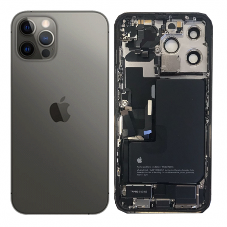 Back Cover Housing iPhone 13 Pro Graphite - Charging Connector + Battery (Original Disassembled) Grade A