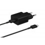 Samsung 15W Black Type-C / Type-C Charger Kit - Retail Box (Original)