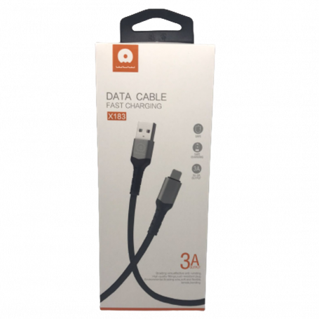 Câble USB / Lightning 3A Noir - X183 (WUW)