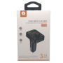 Chargeur Allume-Cigare MP3 + USB 3.1A Noir - C203 (WUW)