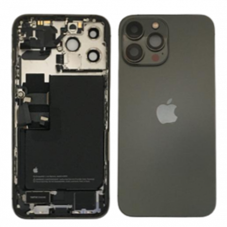 Back Cover Housing iPhone 13 Pro Max Graphite - Charging Connector + Battery (Original Dismantled) Grade A