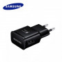 Adaptateur Secteur USB Origine Samsung EP-TA20EBE Noir 2A,5V Charge rapide