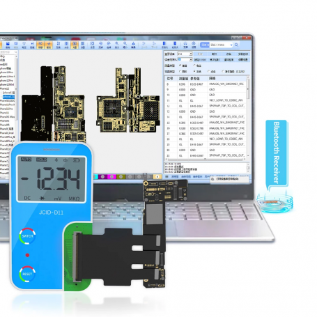 Testeur Carte Mère JCID-D11 pour tension, résistance, schéma de circuit (JCID)