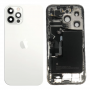 Back Cover Housing iPhone 14 Pro White - Charging Connector + Battery (Original Removed) Grade A