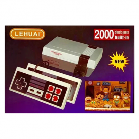 Mini Console de Jeux Vidéo avec 2000 jeux fc classiques - LEHUAI 2000 in 1