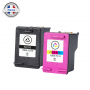 Jet d'encre Compatible pour N°304XL-N9K08AE/N9K07AE Noir et Cyan Inkjet cartridge HP Reman 300Pages