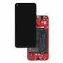 Ecran Huawei Honor View 20 Rouge Sur Châssis + Batterie (Service Pack) - 02352JKR