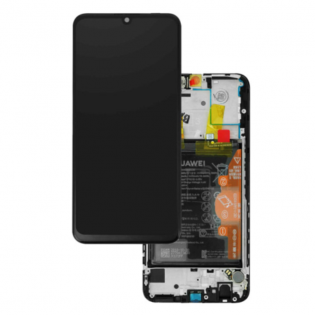 Screen Huawei P Smart 2019 Black On Frame Battery (Service Pack)