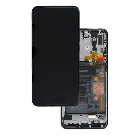 Ecran Huawei P Smart Z Noir Sur Châssis + Batterie (Service Pack) - 02352RRF