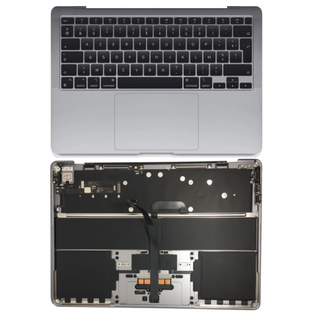 Châssis Complet Apple MacBook Air 13 ″ Argent A2681 - Châssis + Batterie + Tactile + Clavier AZERTY - Grade A