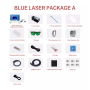 Laser Machine with Blue Light Fume Extractor (Forward)