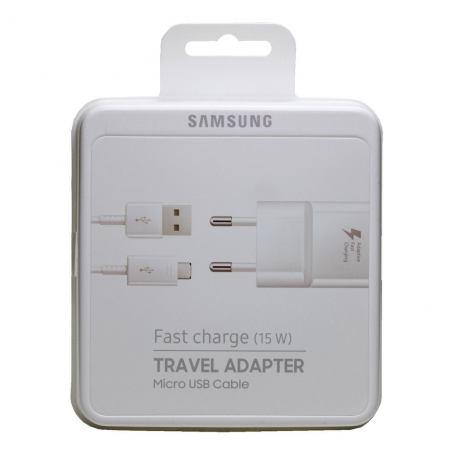 Samsung 15W White USB / Micro Charger Kit - Retail Box (Original)