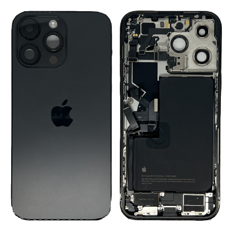 Rear Frame iPhone 14 Pro Max With Battery Space Gray  (Origin Disassembled)