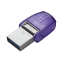 Clé USB Kingston DataTraveler microDuo 3C 128 Go USB + USB-C (Type-C) Violet