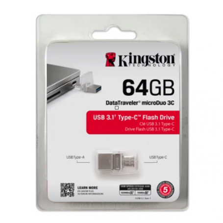 Kingston DataTraveler microDuo 3C 64GB USB Key USB-C (Type C) (Origin)