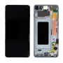 Screen Samsung Galaxy S10 2019 (G973) Blue + Frame (Service Pack)