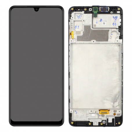 Ecran Samsung Galaxy M22 / F22 2021 (M225 / E225 ) Noir + Châssis (Service Pack)