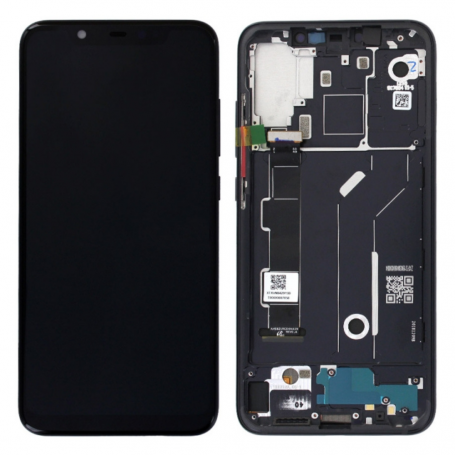 Screen Xiaomi Mi 8 (2018) Black + Frame (Service Pack) - 5606100400B6