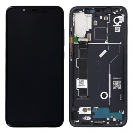 Screen Xiaomi Mi 8 (2018) Black + Frame (Service Pack)