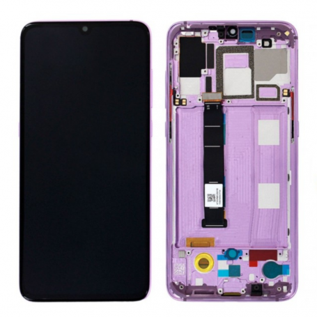 Screen Xiaomi Mi 9 (2019) Purple + Frame (Service Pack)