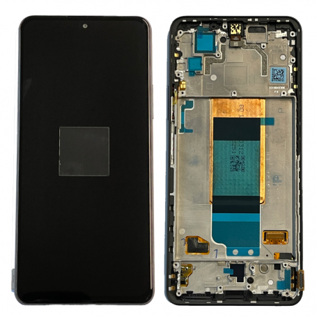 Screen Xiaomi Poco F4 (2022) Black + Frame (Service Pack) - 56000HL11R00