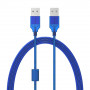 Rallonge USB 2.0 Type A mâle / femelle - 1,5m Bleu