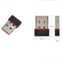 Adaptateur Clé USB WiFi Compatible Windows 10/8/7/Vista/XP