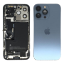 Back Cover Housing iPhone 13 Pro Alpine Blue - Charging Connector + Battery (Original Dismantled) Grade A