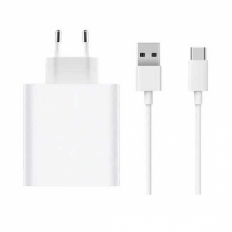 Charger, Power Adapter - Xiaomi HyperCharge Combo USB Kit Charger 67W with Type-C Cable White BHR9465EU, wholesale price