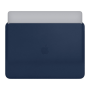 Housse cuir Apple Leather Sleeve pour MacBook Air 13/Pro 13 pouces - Bleu Nuit