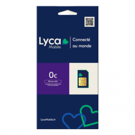 Lyca Mobile Prepaid SIM Card with 0€ Credit Included