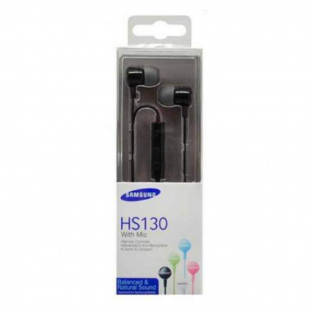 Headset Kit Handsfree Jack 3,5mm Samsung Black - Retail box (Original)